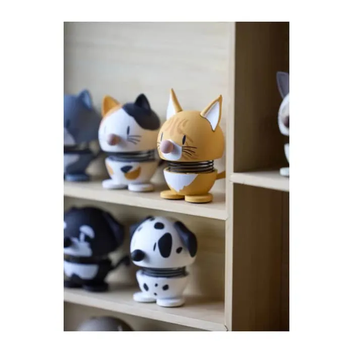 Hoptimist Mini Animals Kat - Calico Str. XS - ABS-plastik/stål - Hvid