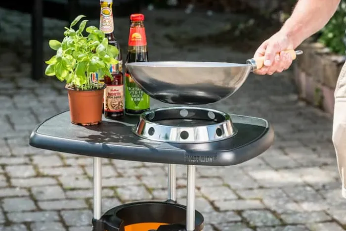 HOT WOK Bordskåner til wokpande Ø 25,5 cm - Rustfrit stål