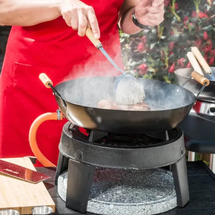 HOT WOK Paellapande Ø 35 cm - Stål