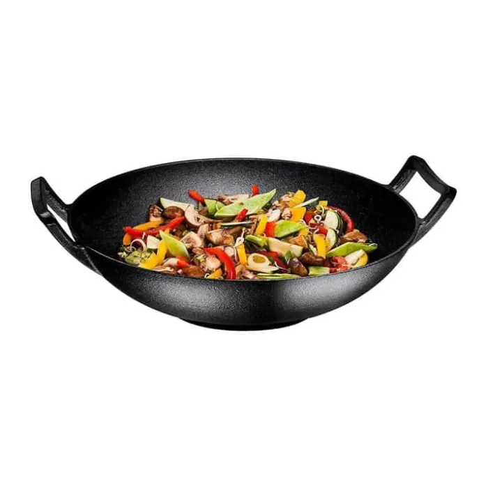 Hâws Støbejernswok Ø 36 cm - Støbejern - Sort