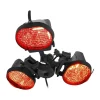 Hâws Terrasse varmer 1500 watt - 3 lamper - Sort