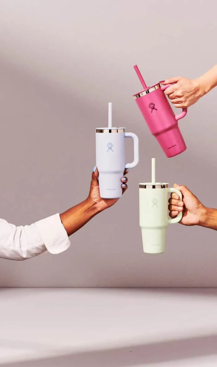 Hydro Flask All Around Travel Tumbler 709 ml - Rustfrit stål - Lyseblå