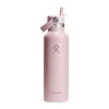 Hydro Flask Flex Straw Termodrikkedunk 621 ml - Rustfrit stål - Lyserød