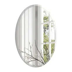 Incado Nova Spejl H 90 x B 60 cm - Spejlglas/MDF - Sølvfarvet