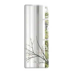 Incado Sleek Spejl H 130 x B 50 cm - Spejlglas/MDF - Sølvfarvet