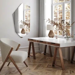 Incado Solo Spejl H 110 x B 55 cm- Spejlglas - Sølvfarvet