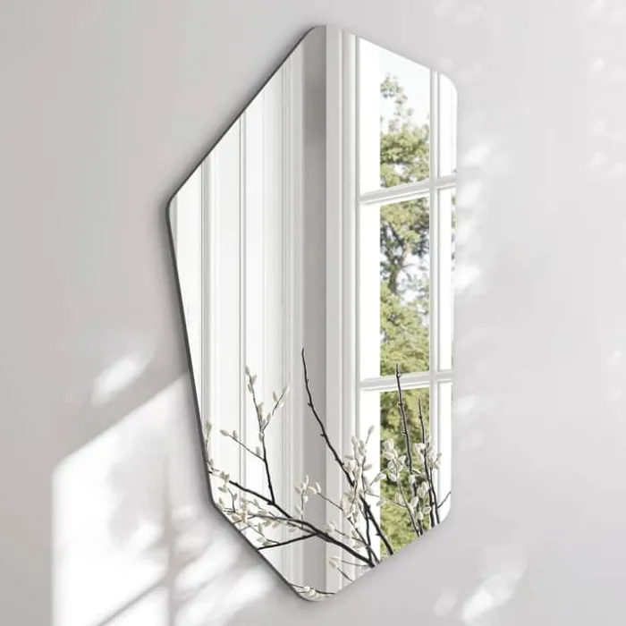 Incado Solo Spejl H 110 x B 55 cm- Spejlglas - Sølvfarvet