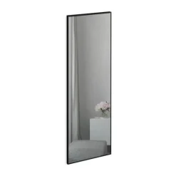 Incado Spejl H 120 x B 40 cm - Glas/aluminium - Sort