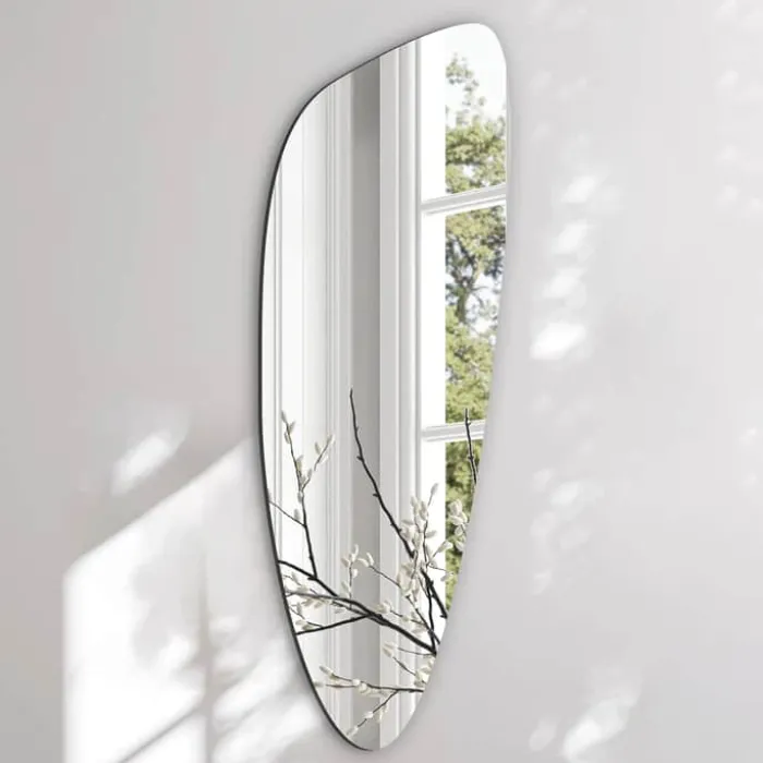 Incado Spejl H 155 x B 55 cm - Spejlglas - Sølvfarvet