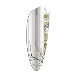 Incado Spejl H 155 x B 55 cm - Spejlglas - Sølvfarvet