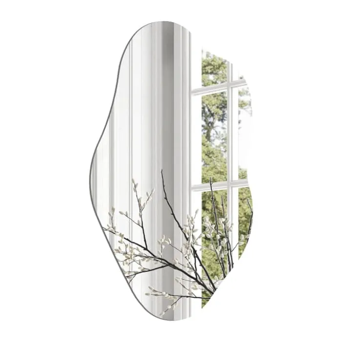 Incado Stream Spejl H 110 x B 60 cm - Spejlglas - Sølvfarvet