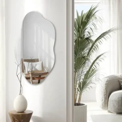 Incado Stream Spejl H 110 x B 60 cm - Spejlglas - Sølvfarvet