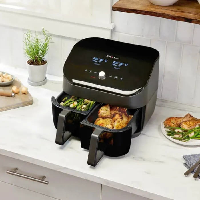 Instant Vortex Plus Dual ClearCook Airfryer 7,6 liter - 1700 Watt - 6 programmer