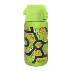 Ion8 Drikkeflaske - Cars 0,35 liter - PP-plastik/Silikone - Grøn