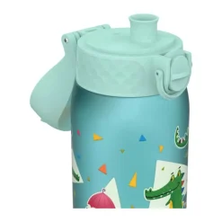 Ion8 Drikkeflaske - Crocodiles 0,35 liter - PP-plastik/Silikone - Blå