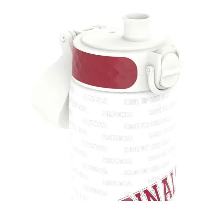 Ion8 NFL Drikkeflaske - Arizona Cardinals 0,6 liter - Rustfrit stål/pp-plast - Hvid