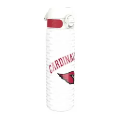 Ion8 NFL Drikkeflaske - Arizona Cardinals 0,6 liter - Rustfrit stål/pp-plast - Hvid