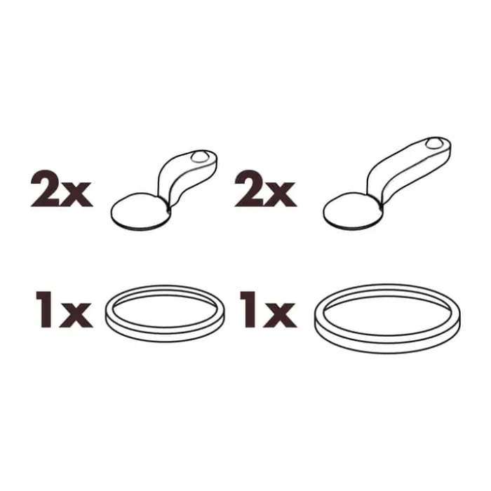 Ion8 Pakningssæt - 2 stk. Plastik