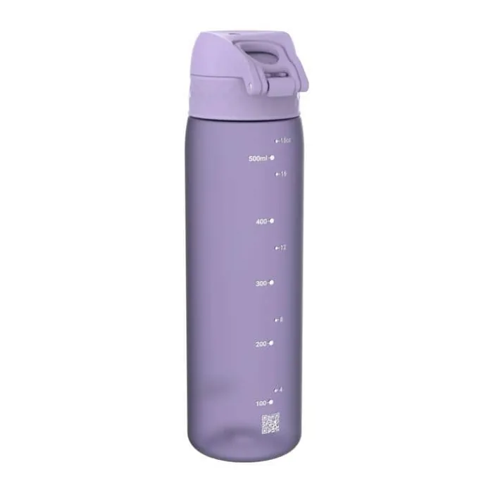 Ion8 Recyclon Drikkeflaske 0,5 liter - PP-plast/silikone - Lyslilla