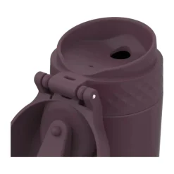 Ion8 To Go Termokop 0,36 liter - Rustfrit stål/PP-plastik/Silikone - Blackberry