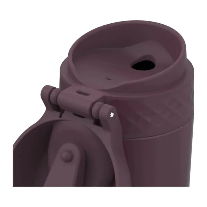 Ion8 To Go Termokop 0,36 liter - Rustfrit stål/PP-plastik/Silikone - Blackberry