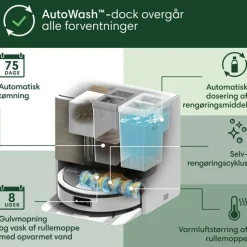 iRobot Roomba Combo 705 Max Robotstøvsuger 2-i-1 funktion - AutoWash™ - Hvid
