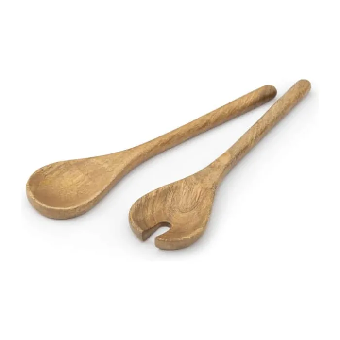 Jamie Oliver Big Love Serveringsbestik - 2 dele B 14 x L 29 cm - Mango træ - Brun