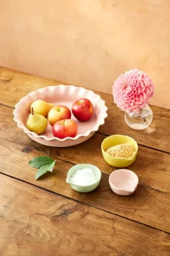 Jamie Oliver Big Love Tærtefad Ø 28 x H 6 cm - Stentøj - Lyserød