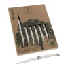 Jean Dubost Kniv - 6 stk. L 28,7 cm - Rustfrit stål - Hvid