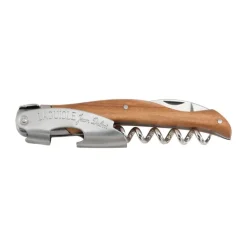 Jean Dubost Laguiole Proptrækker L 12 cm - Rustfrit stål/træ - Oliventræ