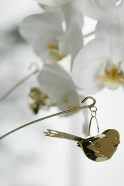 Jette Frölich Design Blomsterstrå - 2 stk. H 30 cm - Metal - Guldfarvet
