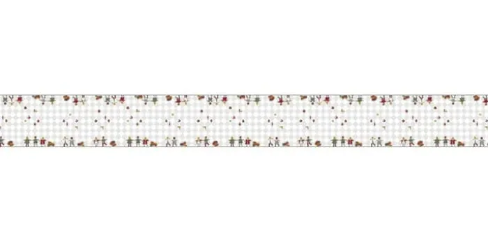 Jette Frölich Design Dansende Børn Juledug B 160 x L 320 cm – Bomuld – hvid