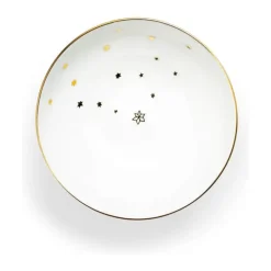 Jette Frölich Design Design Funklende Stjerne Dyb Tallerken Ø 15 cm - Porcelæn - Hvid