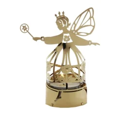 Jette Frölich Design Design Fyrfadsstage Magisk Fe H 14,5 x Ø 14,5 cm – Guld