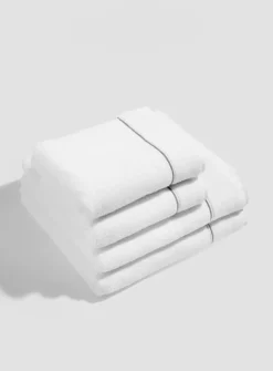 Jette Frölich Design Håndklæde B 50 x L 100 cm - Bomuld - Hvid