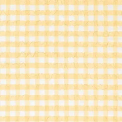 Juna Bæk&Bølge Sengetøj B 140 x L 220 cm - Økologisk bomuld - Gul/hvid