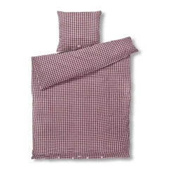 Juna Bæk&Bølge Sengetøj B 140 x L 220 cm -Økologisk bomuld - Blomme