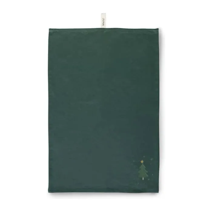 Juna Christmas Fable Viskestykke B 50 x L 70 cm - Bomuld/polyester - Grøn