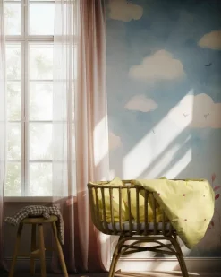 Juna Daisy Baby Sengetøj B 70 x L 100 cm - Økologisk bomuld - Gul