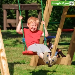 Jungle Gym Gynge H 10 x B 43 x L 18 cm - Plastik - Rød