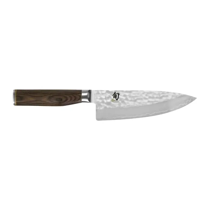 Kai Shun Premier Lille Kokkekniv L 28,6 cm - Pakkatræ/damaskusstål