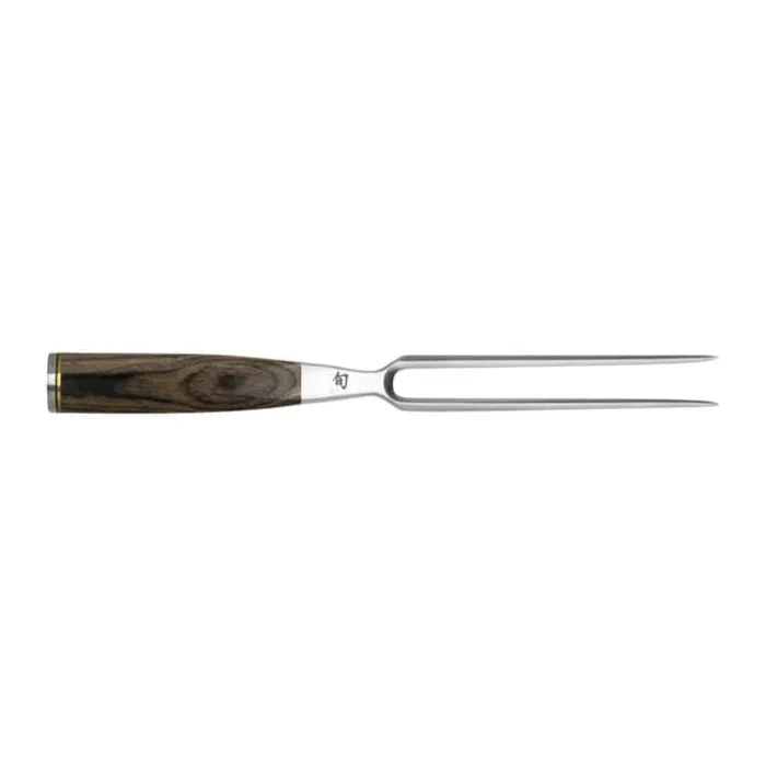 Kai Shun Premier Stegegaffel L 28,8 cm - Pakkatræ/damaskusstål