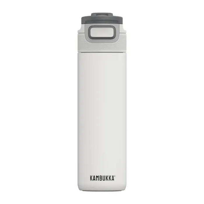 Kambukka Elton Vandflaske 600 ml - Rustfrit stål - Chalk White