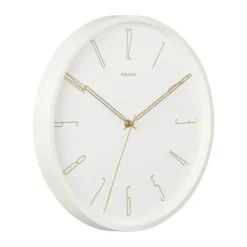 Karlsson Belle Numbers Vægur Ø 35 cm - Metal - Hvid
