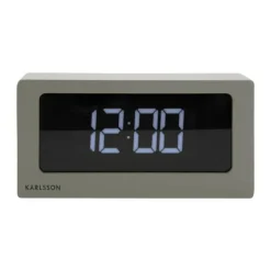 Karlsson Boxed LED Bordur H 12,5 x B 25 x L 7 cm - Træ - Grå