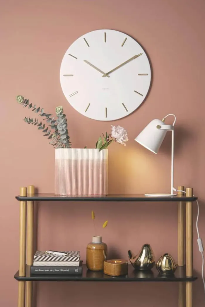 Karlsson Charm Vægur Ø 45 cm - Stål - Hvid