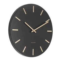 Karlsson Charm Vægur Ø 30 cm - Stål - Sort