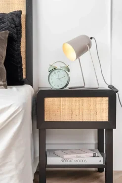 Karlsson Iconic Vækkeur H 15 cm - Metal/glas - Grøn