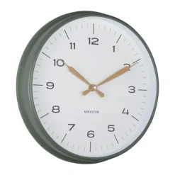 Karlsson Modern Factory Vægur Ø 30 cm - Polypropylene - Grøn
