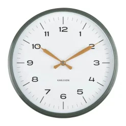 Karlsson Modern Factory Vægur Ø 30 cm - Polypropylene - Grøn
